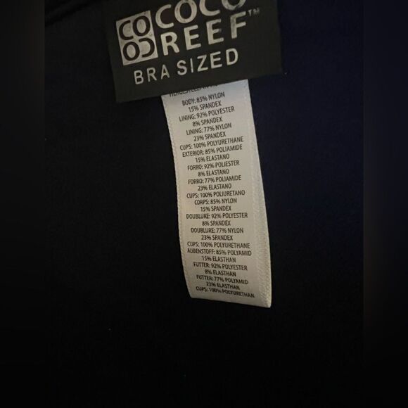 Coco Reef Navy Blue Bikini Top - Picture 2 of 4